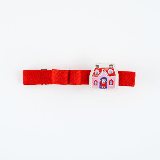 Yumi Kitagishi Book Band with Charm (White Cat) - Hobonichi Techo