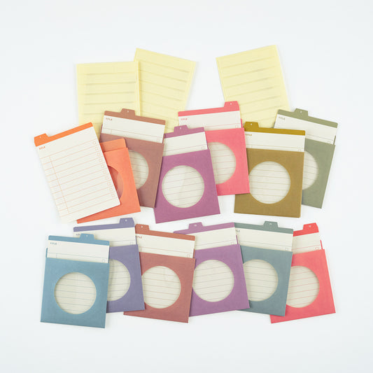 TSUKI no IRO 12 Month Index Pockets - Hobonichi Techo