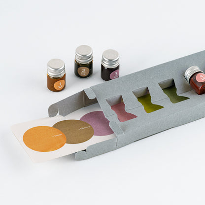 Kakimori x TSUKI no IRO: Mini Ink Bottle Set - Hobonichi Techo