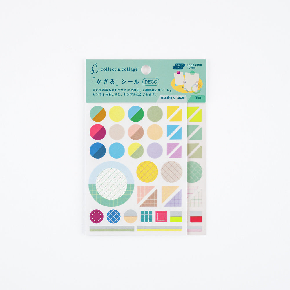 Collect & Collage Deco Collage Stickers - Hobonichi Techo