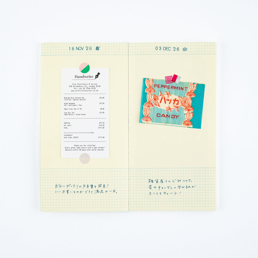 Collect & Collage Deco Collage Stickers - Hobonichi Techo