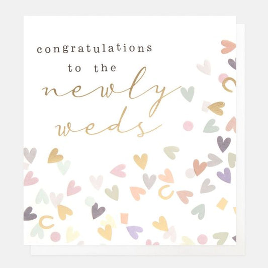 Congratulations Newly Weds - Caroline Gardner Greeting Card