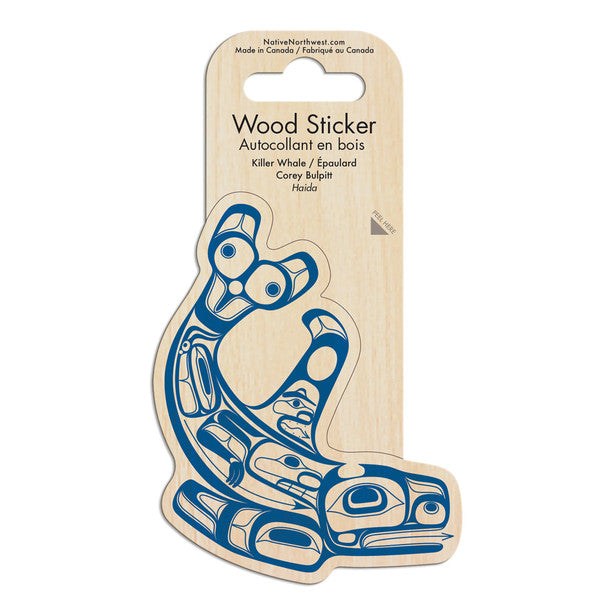 Native Northwest Wood Sticker